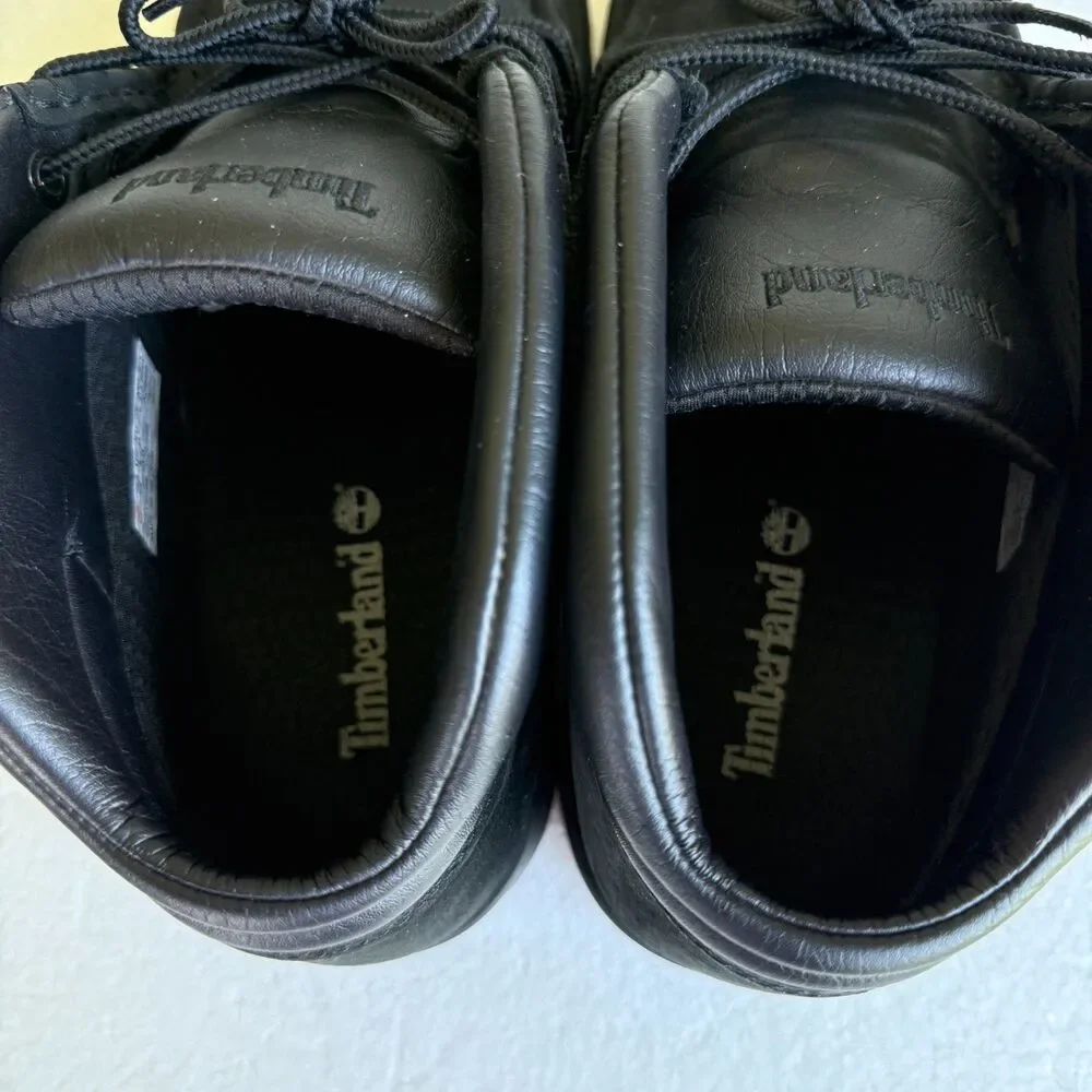 Timberland Newtonbrook Moc Toe Chukka Black Men’s Shoes A28F9 Size 9.5